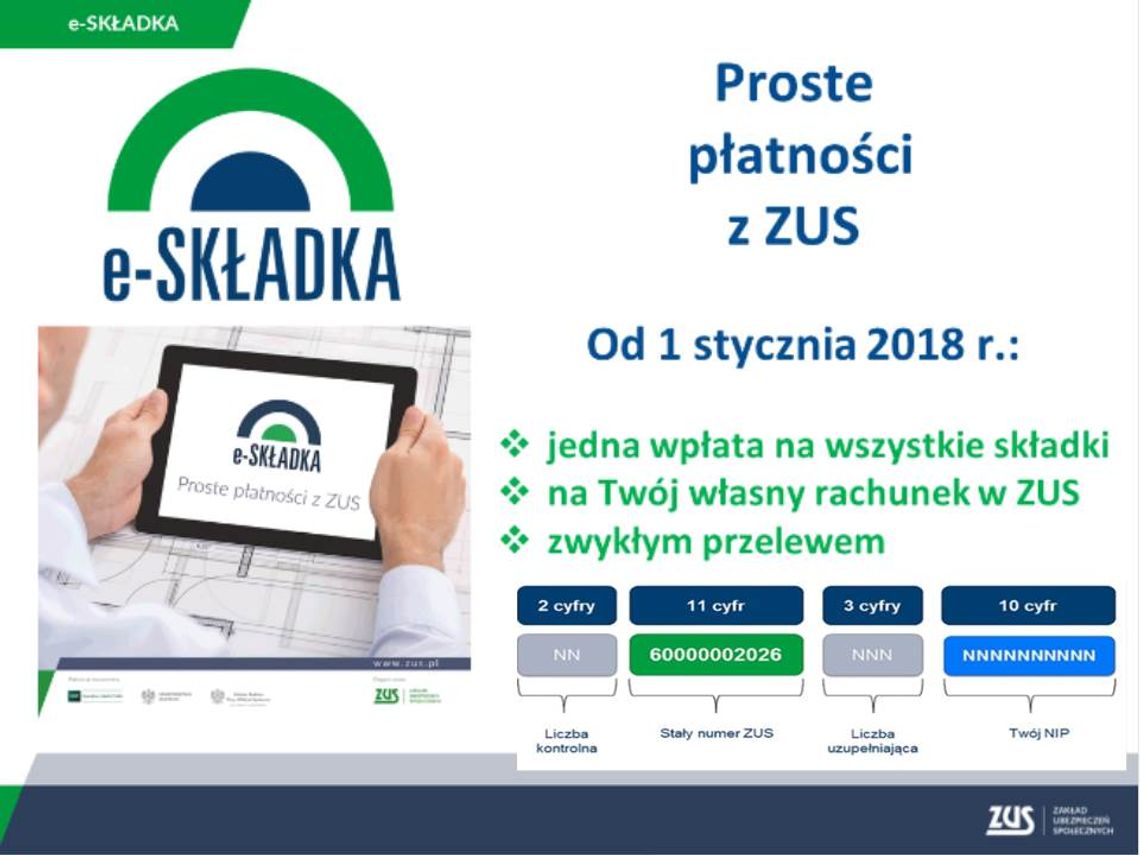 ZUS o e-składce