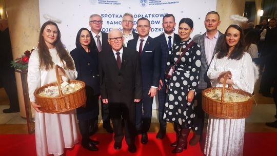 Wigilijne spotkanie samorządowców z województwa łódzkiego