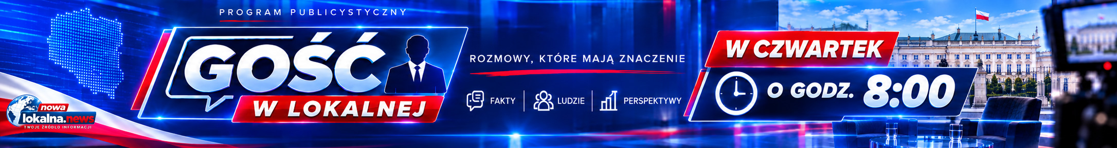Gość w Lokalnej Czwartek godz. 8:00
